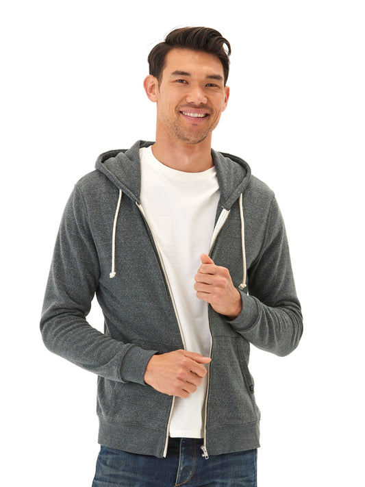 Everyday Triblend Fleece Zip Sweatshirt
