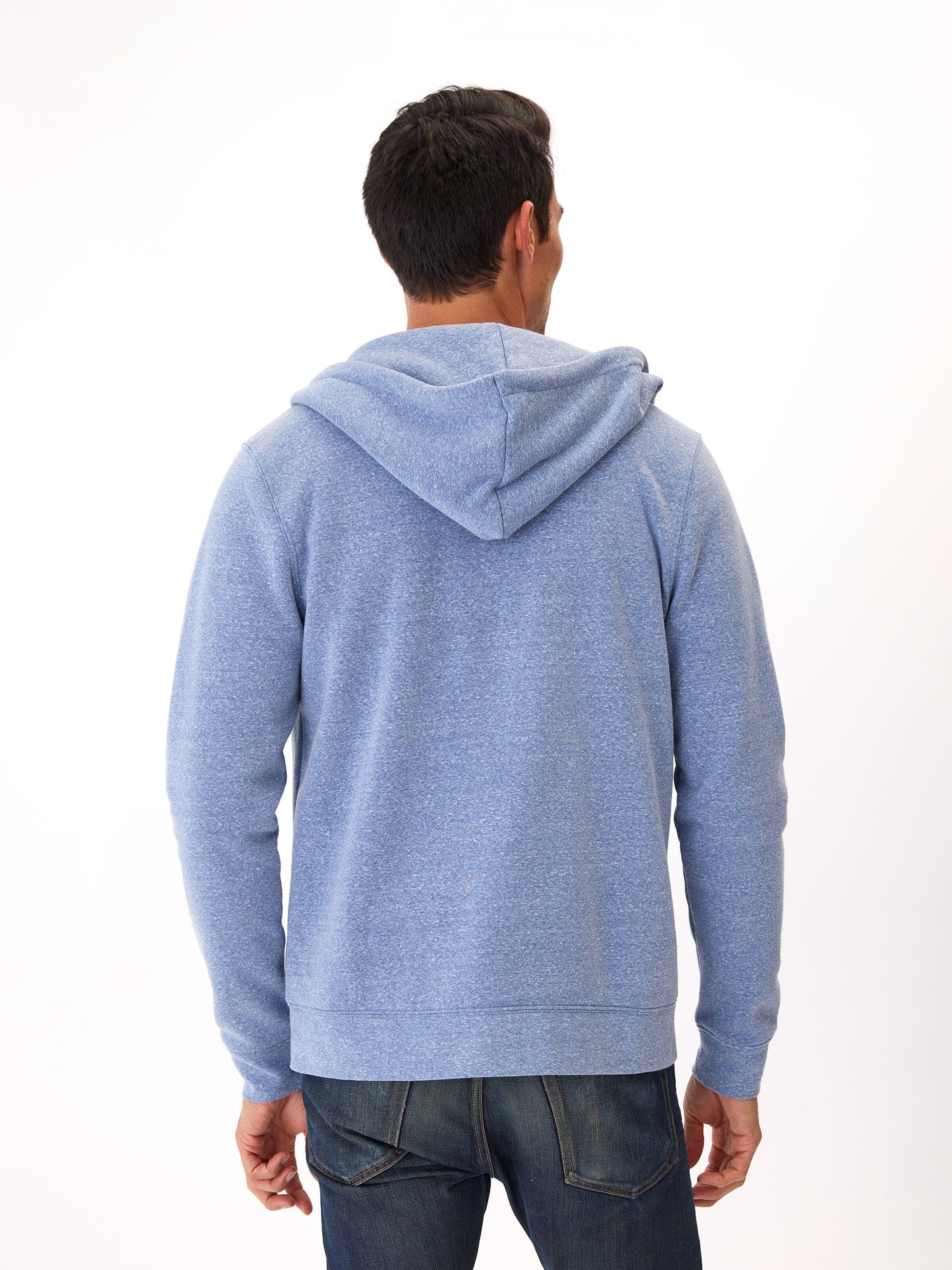 Triblend Zip Fleece Hoodie