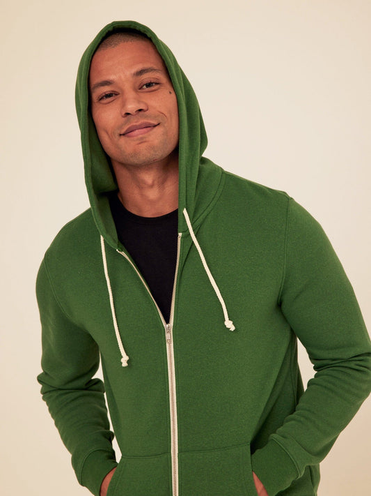 Everyday Triblend Fleece Zip Sweatshirt