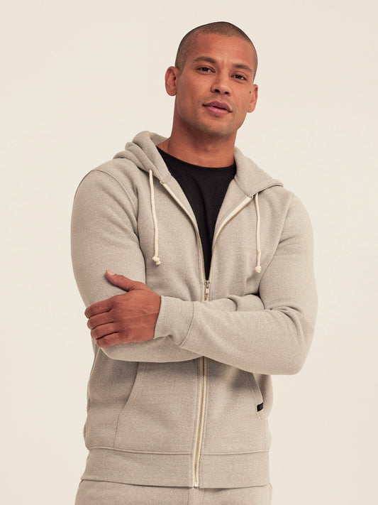 Everyday Triblend Fleece Zip Sweatshirt
