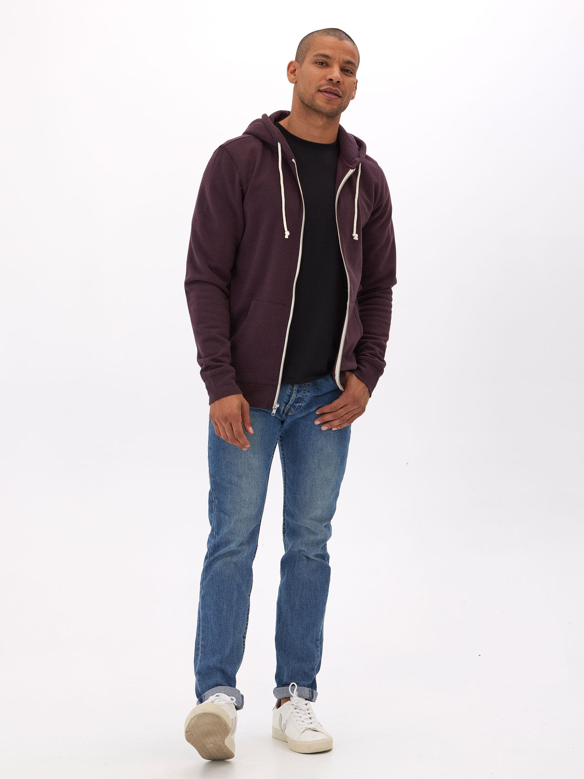 Everyday Triblend Fleece Zip Sweatshirt