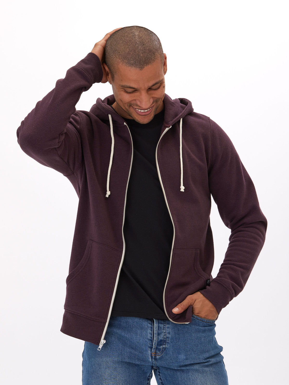 Everyday Triblend Fleece Zip Sweatshirt