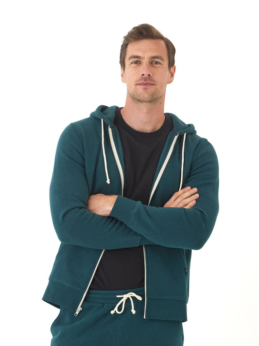 Everyday Triblend Fleece Zip Sweatshirt