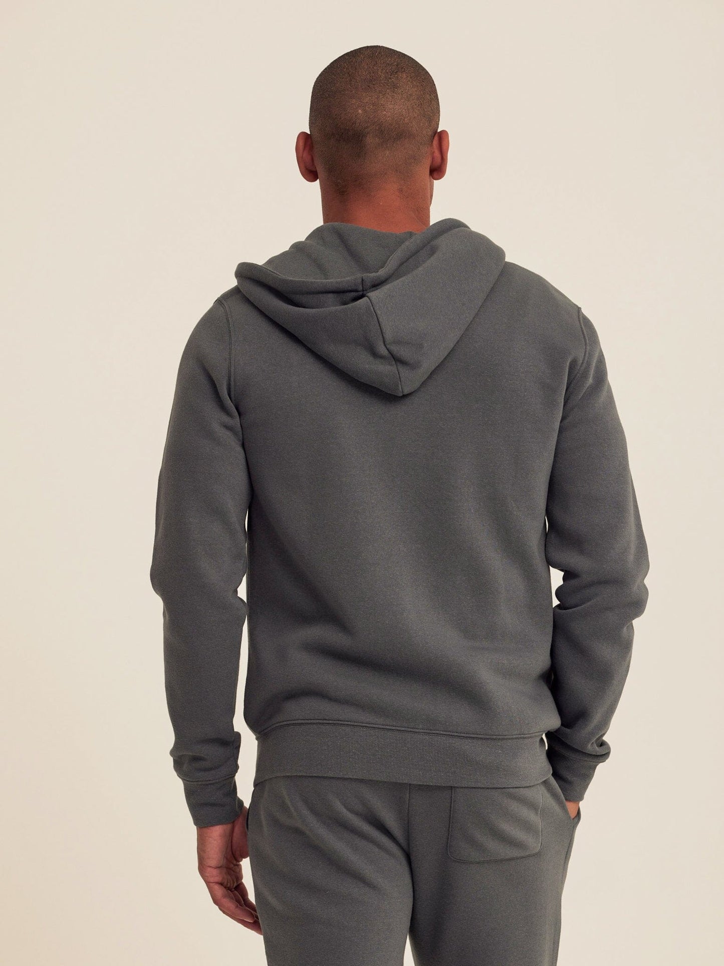 Triblend Zip Fleece Hoodie