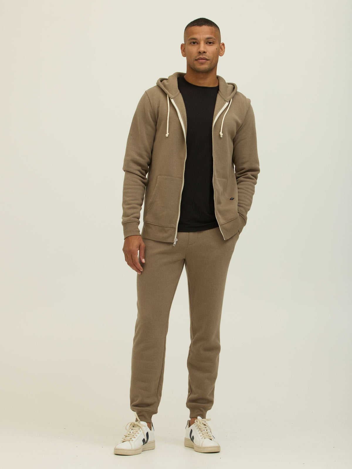 Everyday Triblend Fleece Zip Sweatshirt