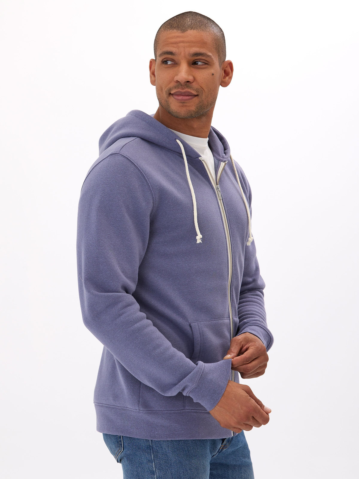 Everyday Triblend Fleece Zip Sweatshirt