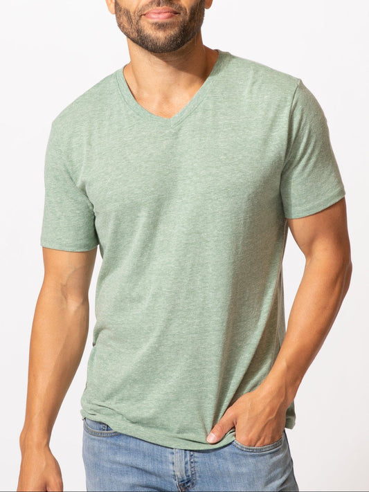Everyday Triblend Jersey V-Neck tee