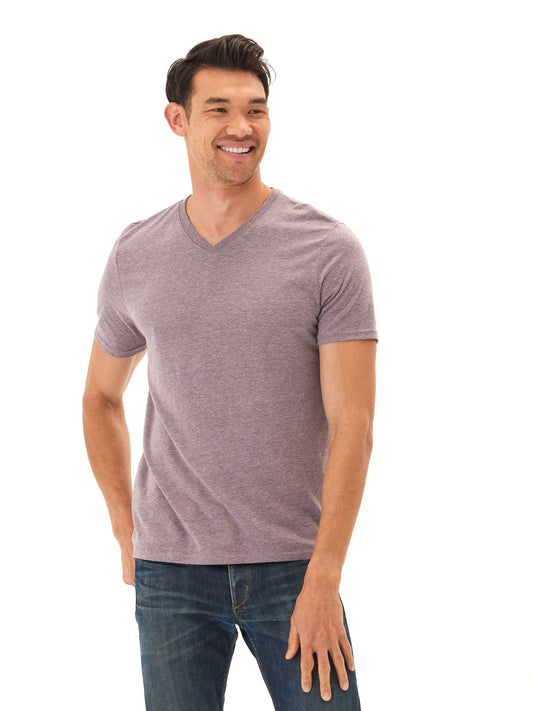 Everyday Triblend Jersey V-Neck tee