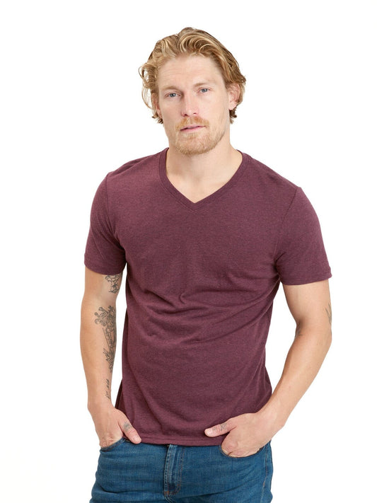Everyday Triblend Jersey V-Neck tee