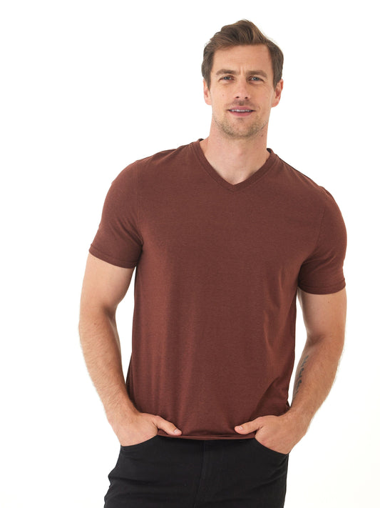 Everyday Triblend Jersey V-Neck tee