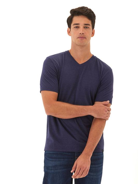 Everyday Triblend Jersey V-Neck tee