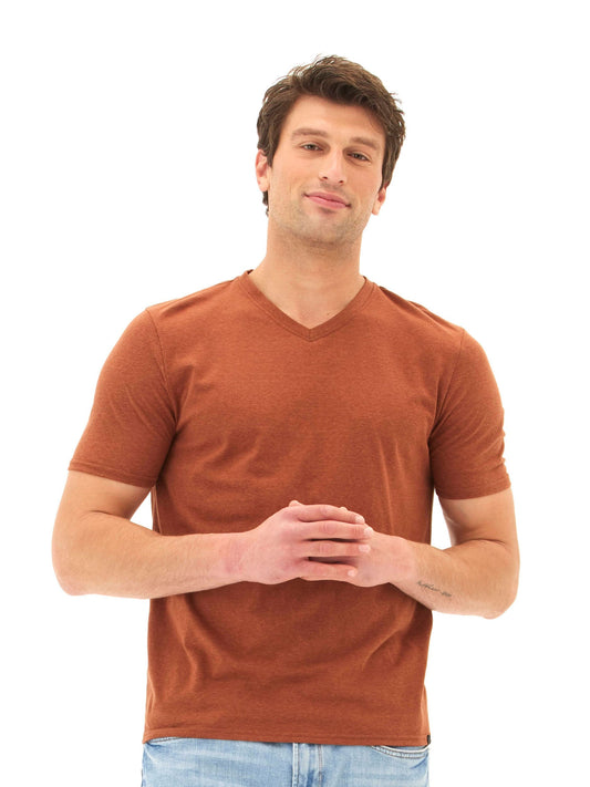 Everyday Triblend Jersey V-Neck tee