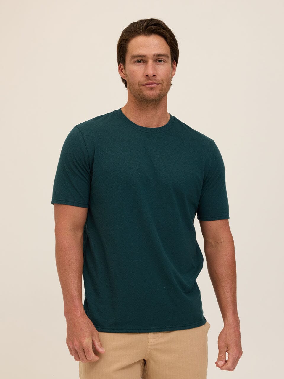 Men's Core Triblend Jersey Crew Neck Tee