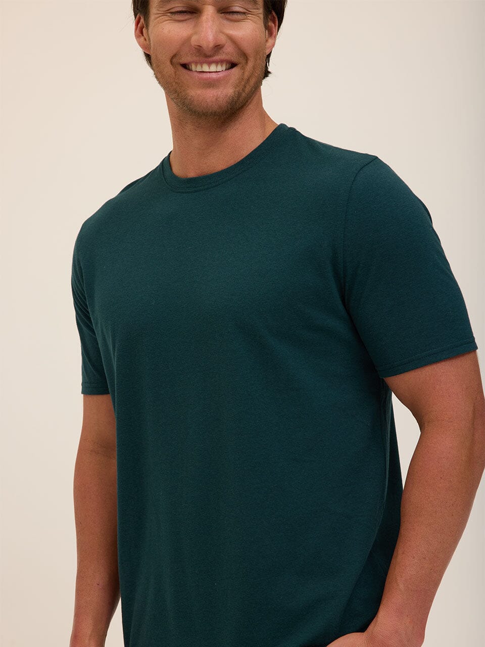 Men's Core Triblend Jersey Crew Neck Tee
