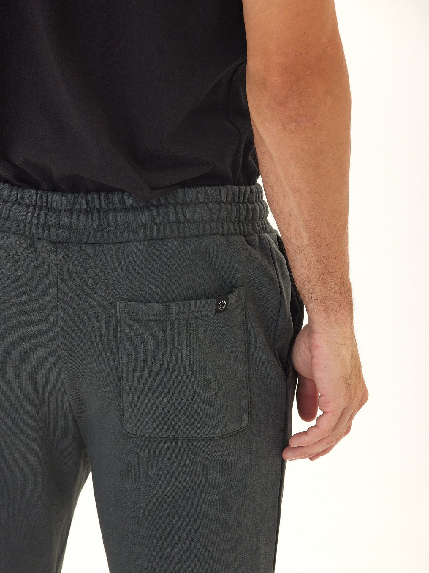 Kevin Mineral Wash Cotton Blend Terry Pant