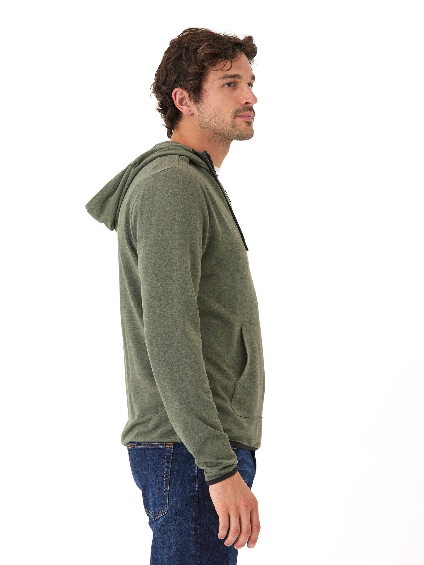 Khris 1/4 Zip Feather Fleece Hoodie