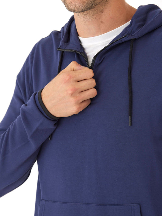 Khris 1/4 Zip Feather Fleece Hoodie