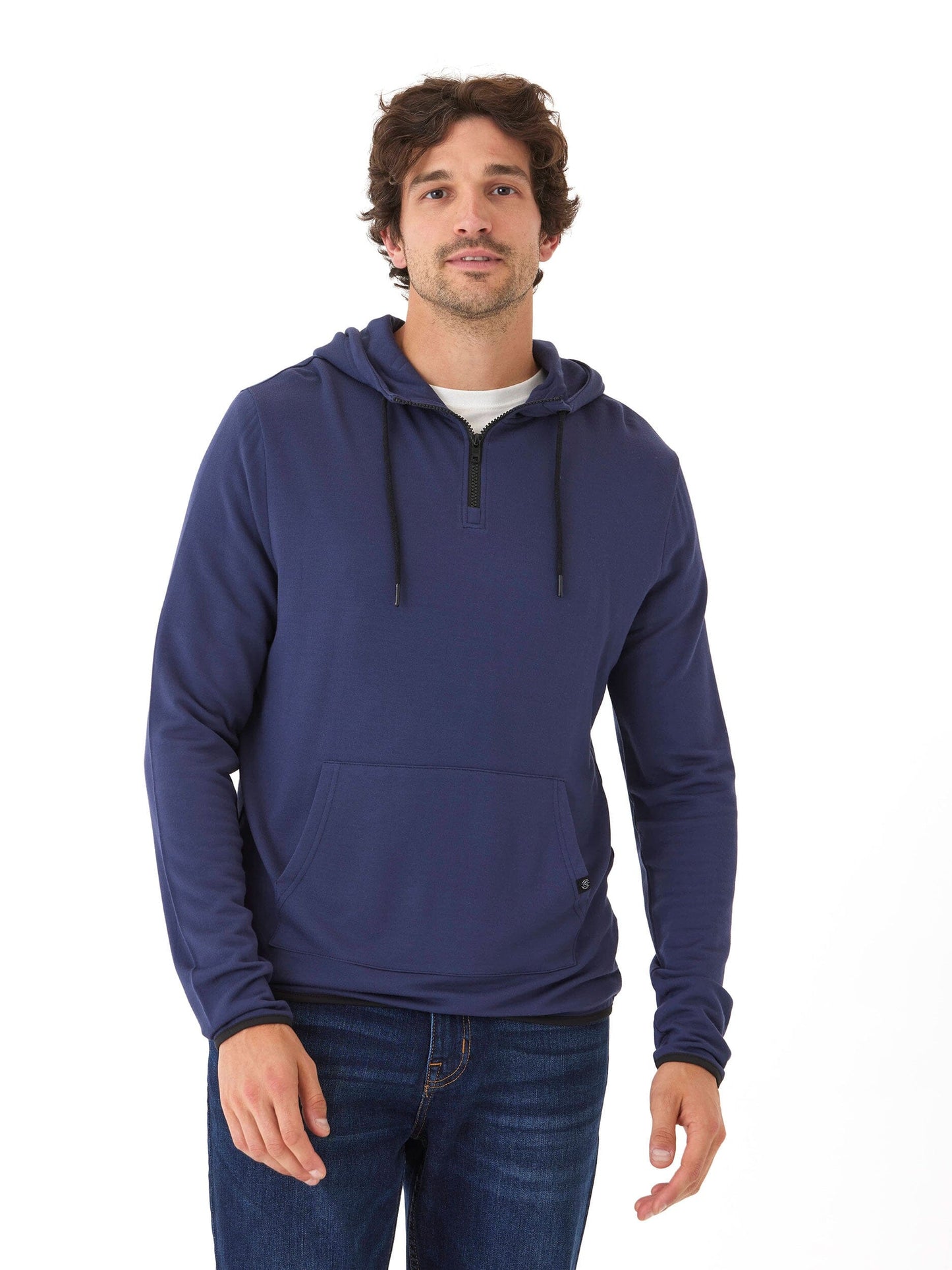 Khris 1/4 Zip Feather Fleece Hoodie