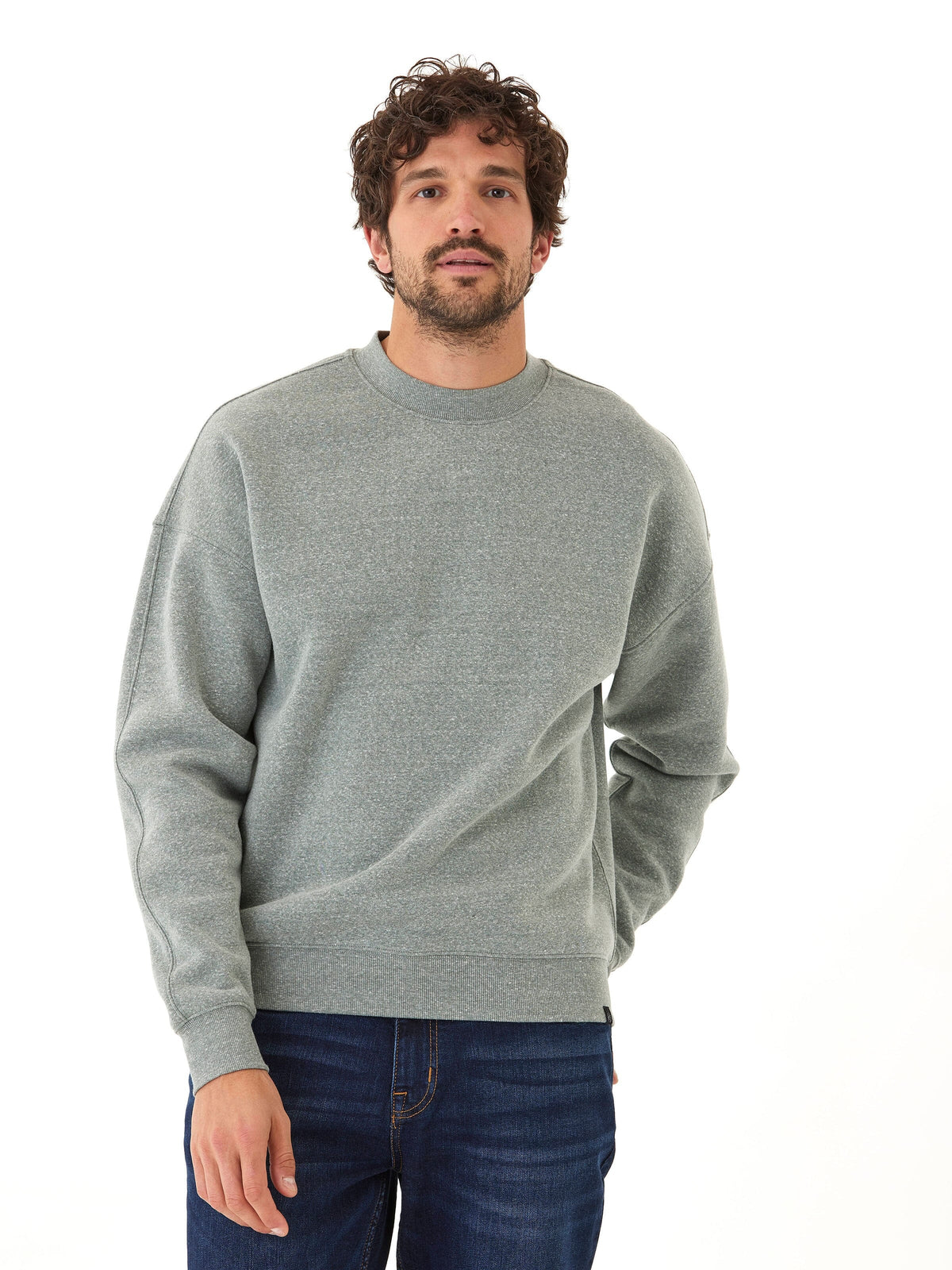 Rudy 2.0 Triblend Fleece Drop Shoulder Sweatshirt