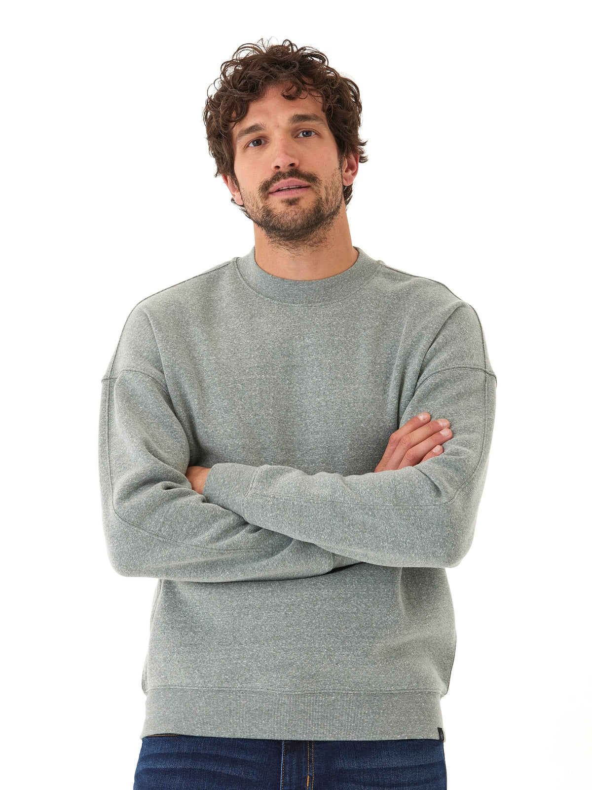 Rudy 2.0 Triblend Fleece Drop Shoulder Sweatshirt