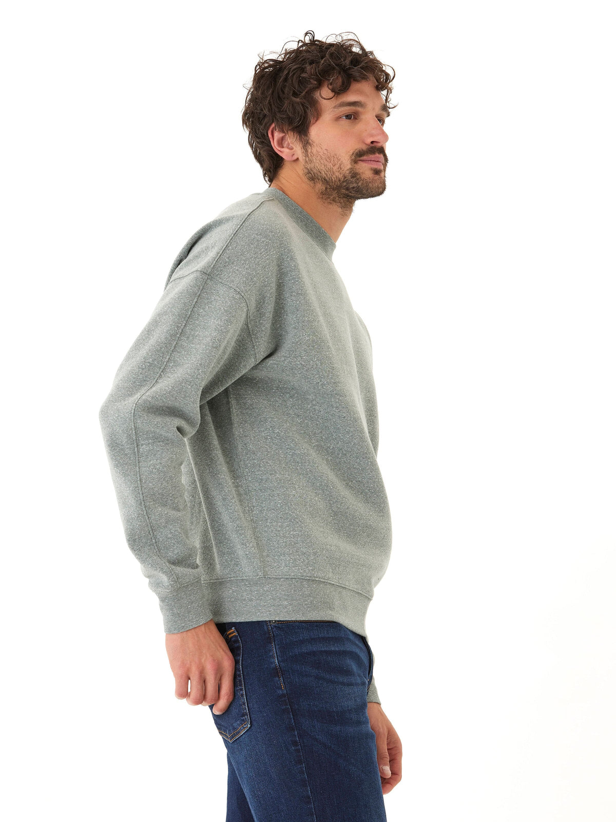Rudy 2.0 Triblend Fleece Drop Shoulder Sweatshirt