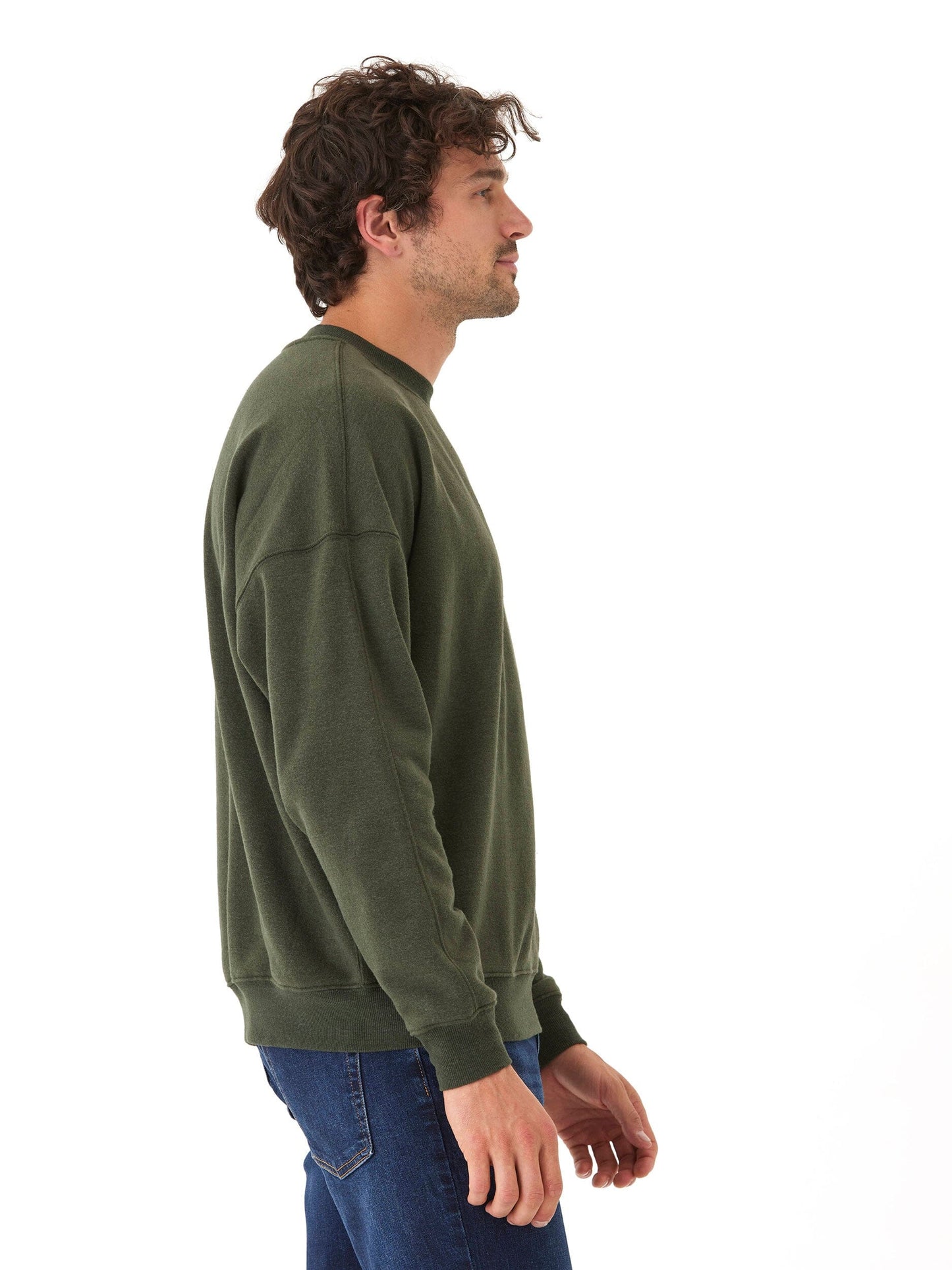 Rudy Triblend Fleece Drop Shoulder Sweatshirt