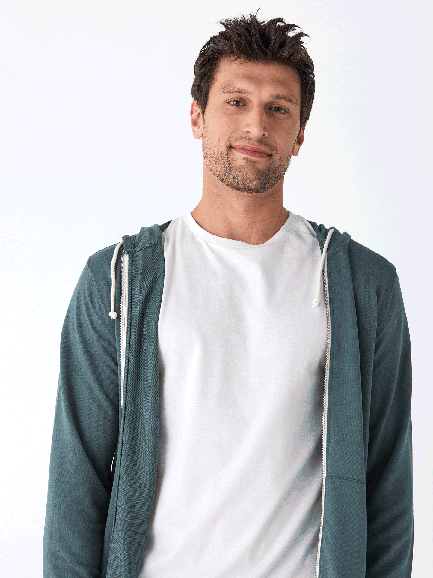 Nathan Modal Terry Full-Zip Hoodie