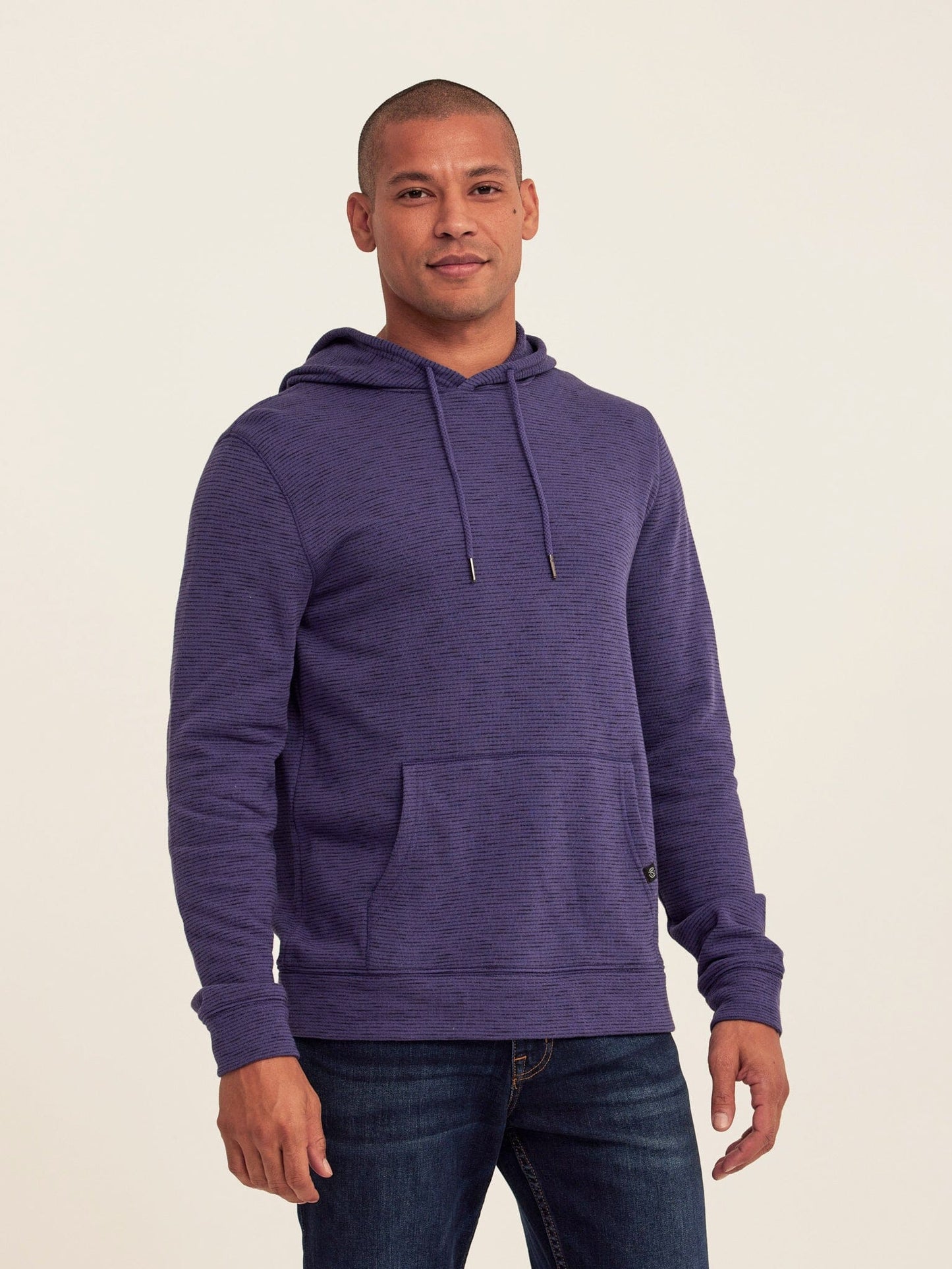 Nico Striped Terry Pullover Hoodie
