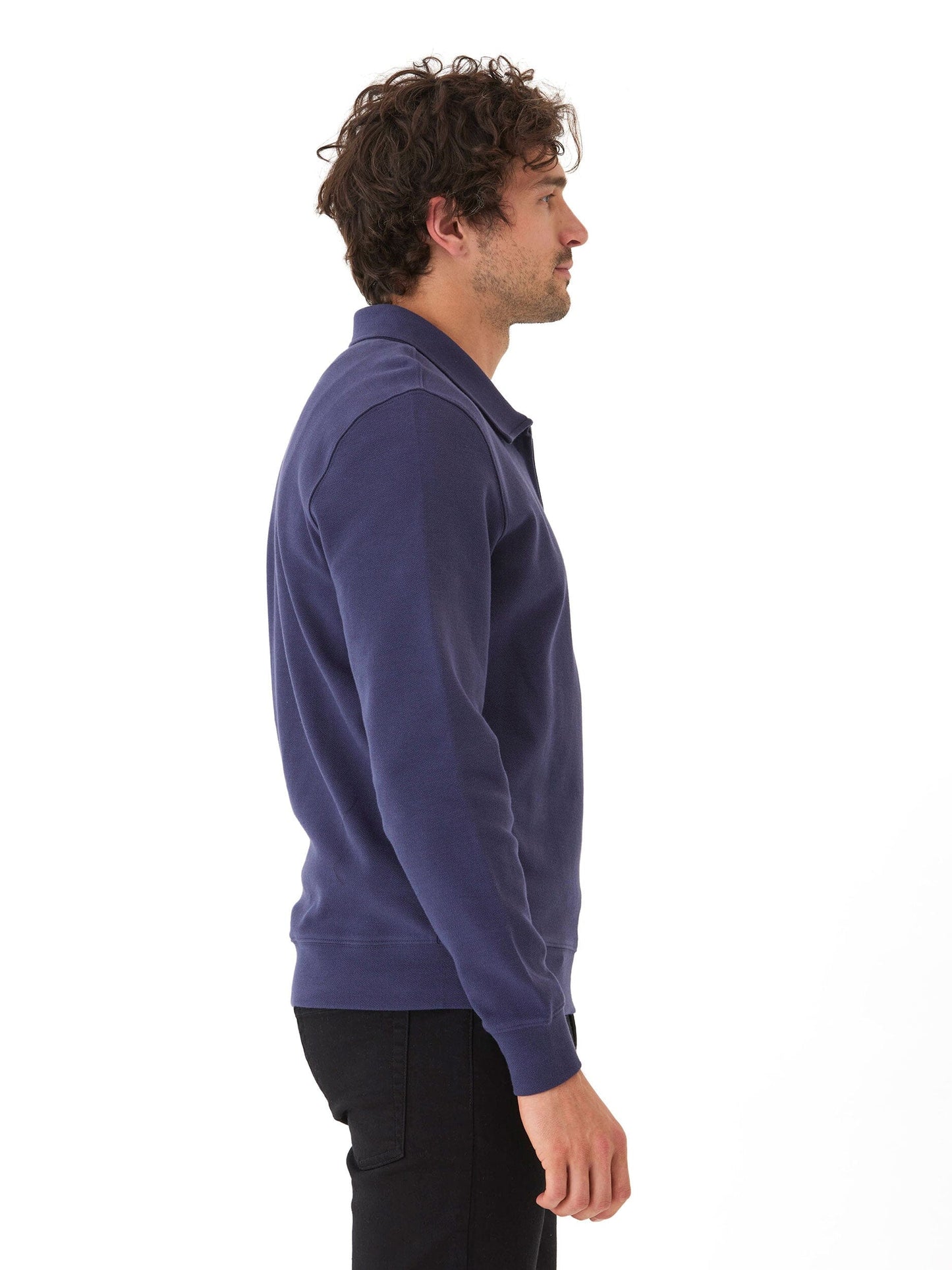 Briggs Knit Jacquard 1/4 Zip Pullover
