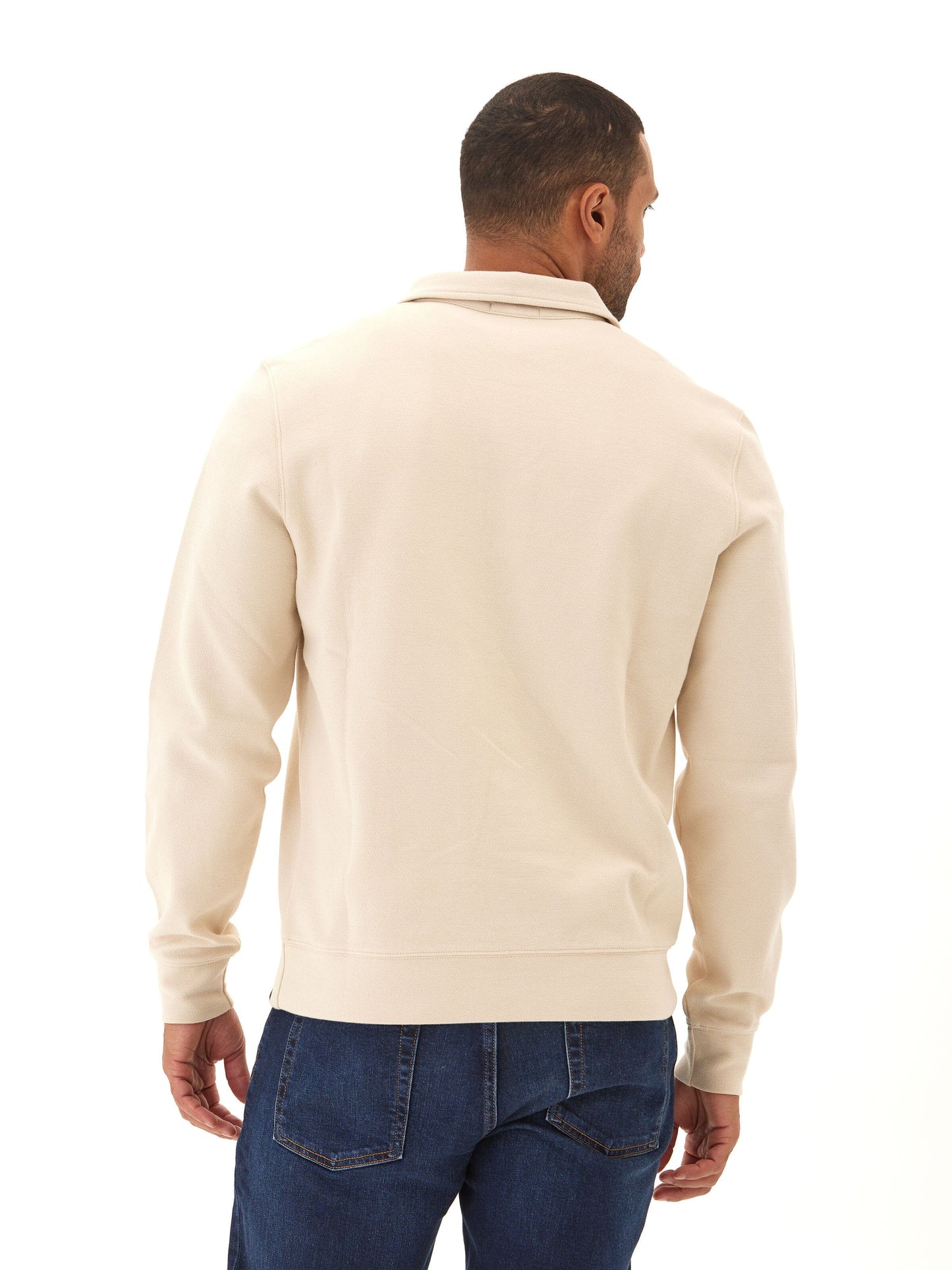 Briggs Knit Jacquard 1/4 Zip Pullover