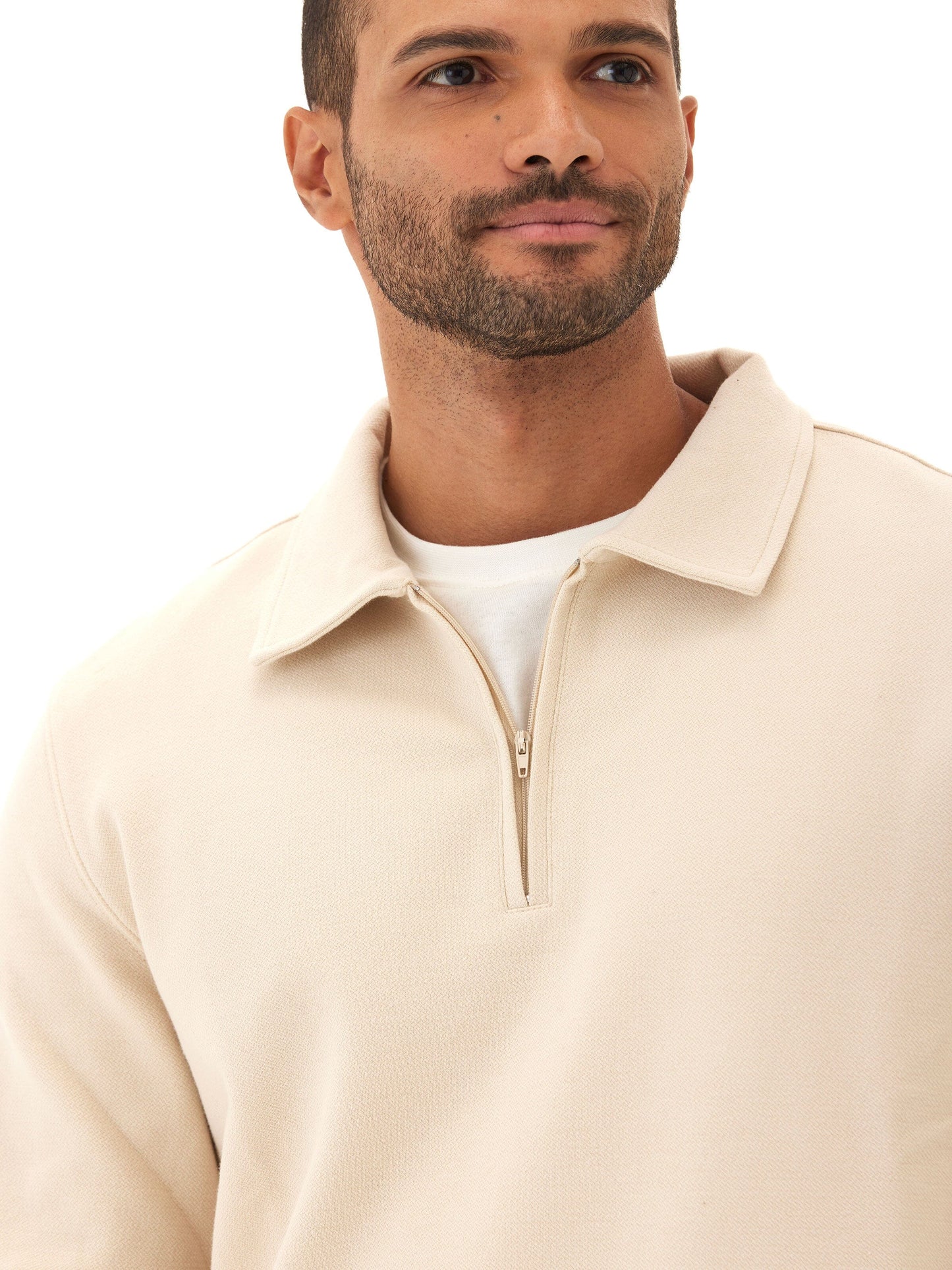 Briggs Knit Jacquard 1/4 Zip Pullover