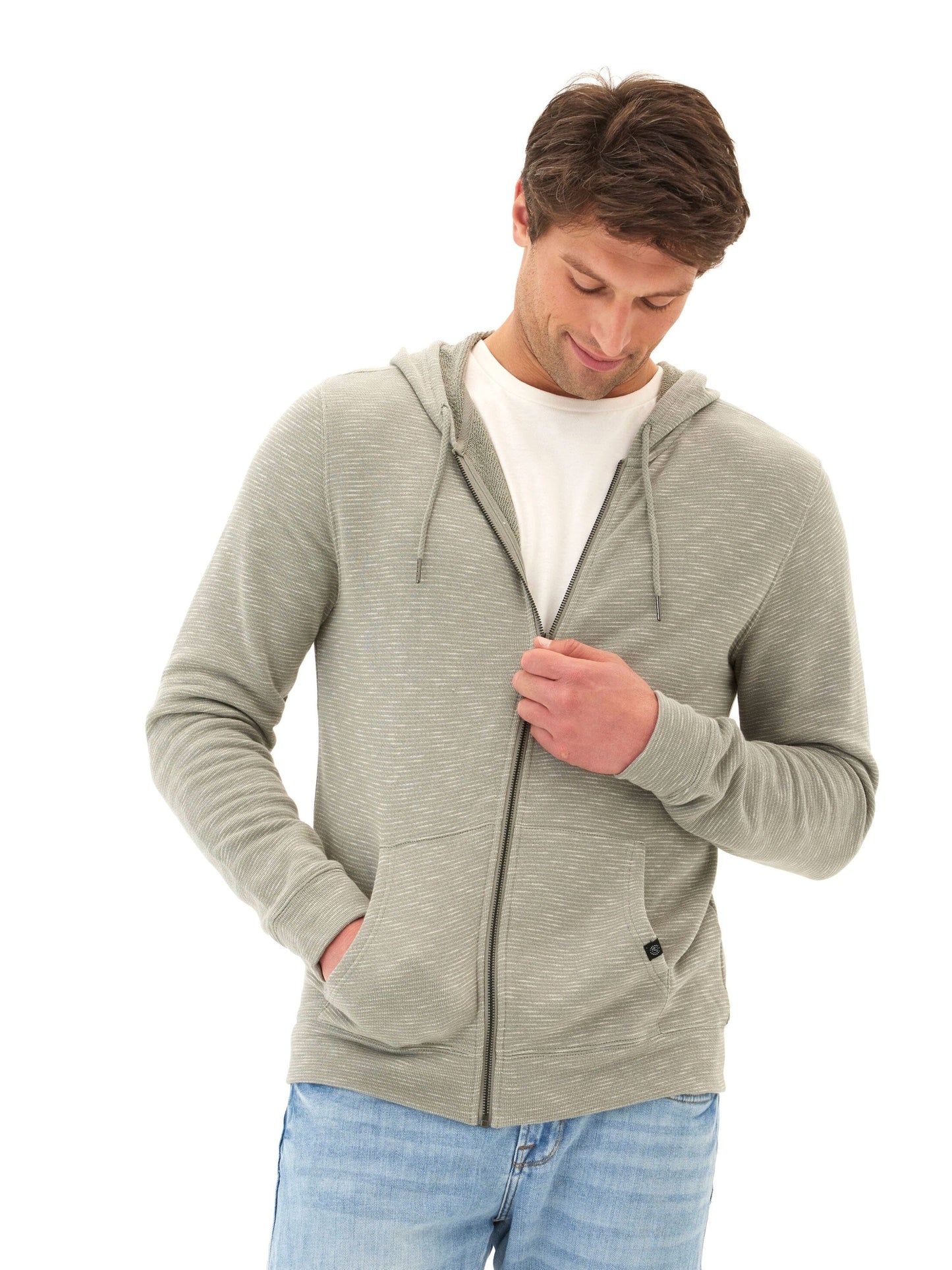 Jordyn Stripe Terry Full Zip