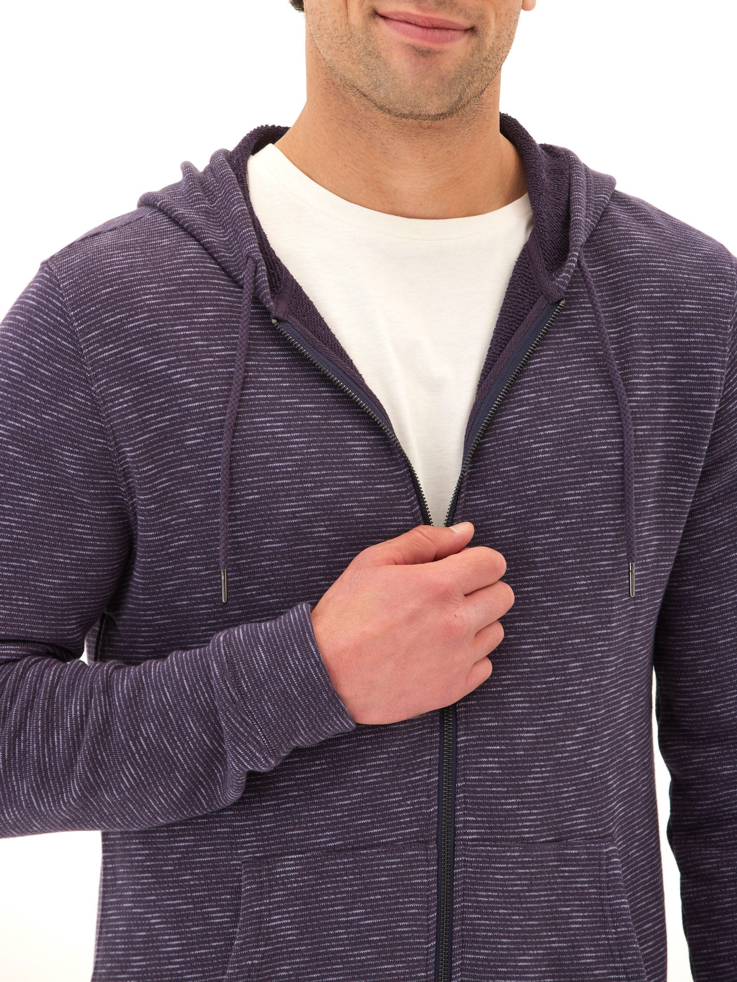 Jordyn Stripe Terry Full Zip