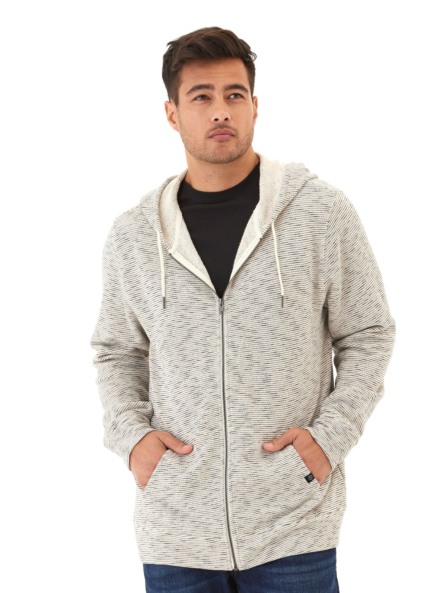 Jordyn Stripe Terry Full Zip