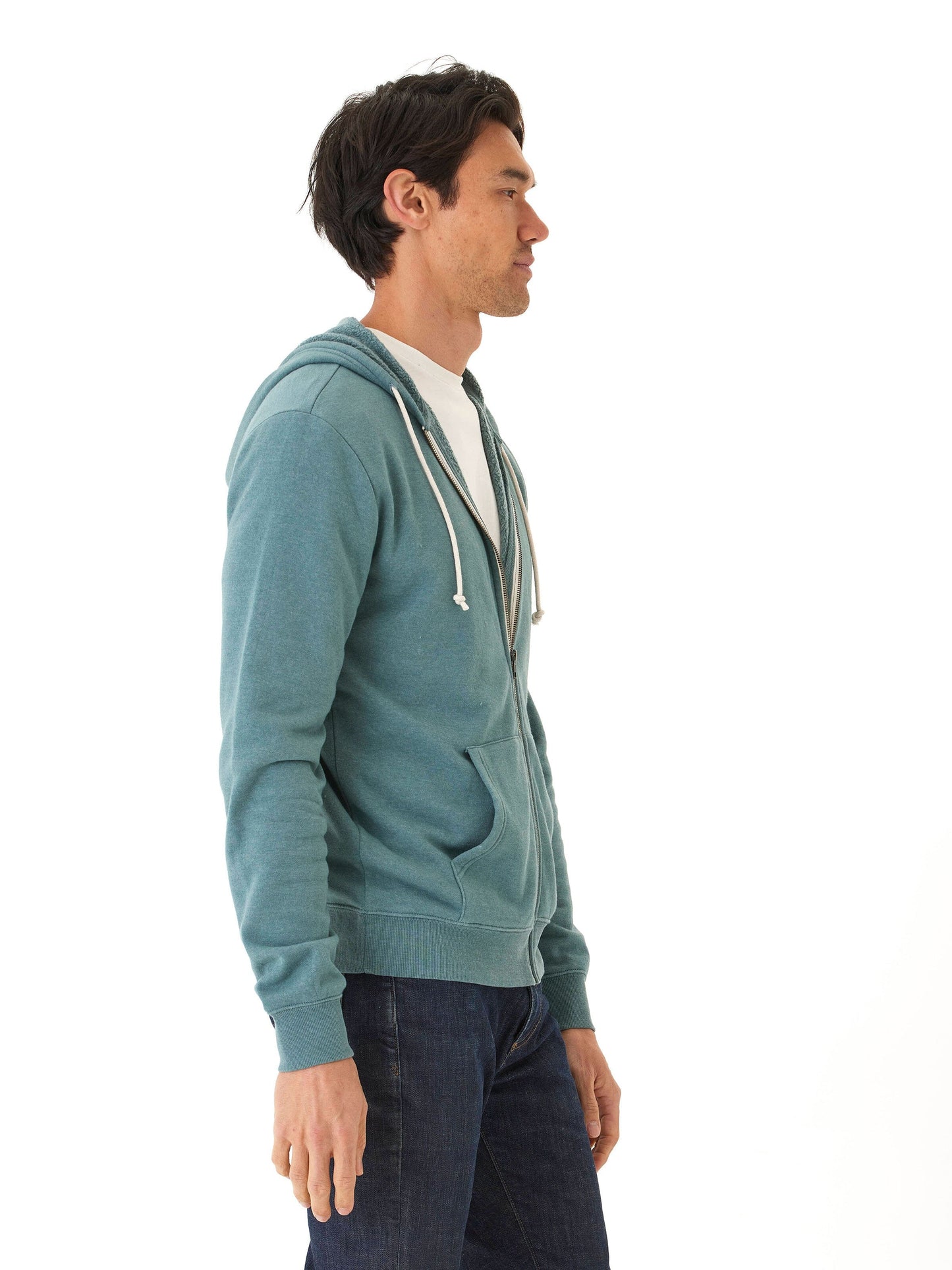 Jordyn Mineral Wash Fleece Full Zip Hoodie