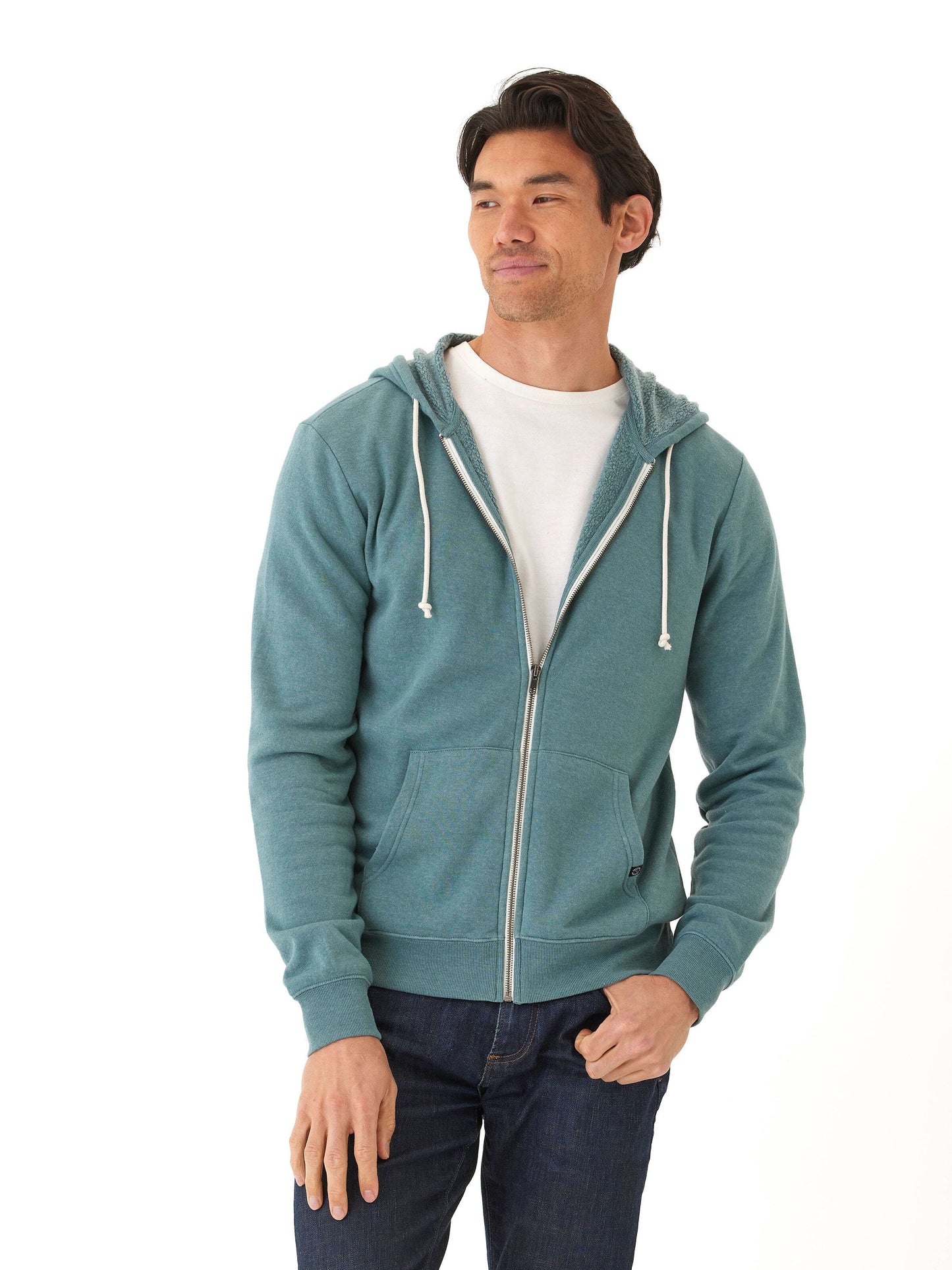 Jordyn Mineral Wash Fleece Full Zip Hoodie