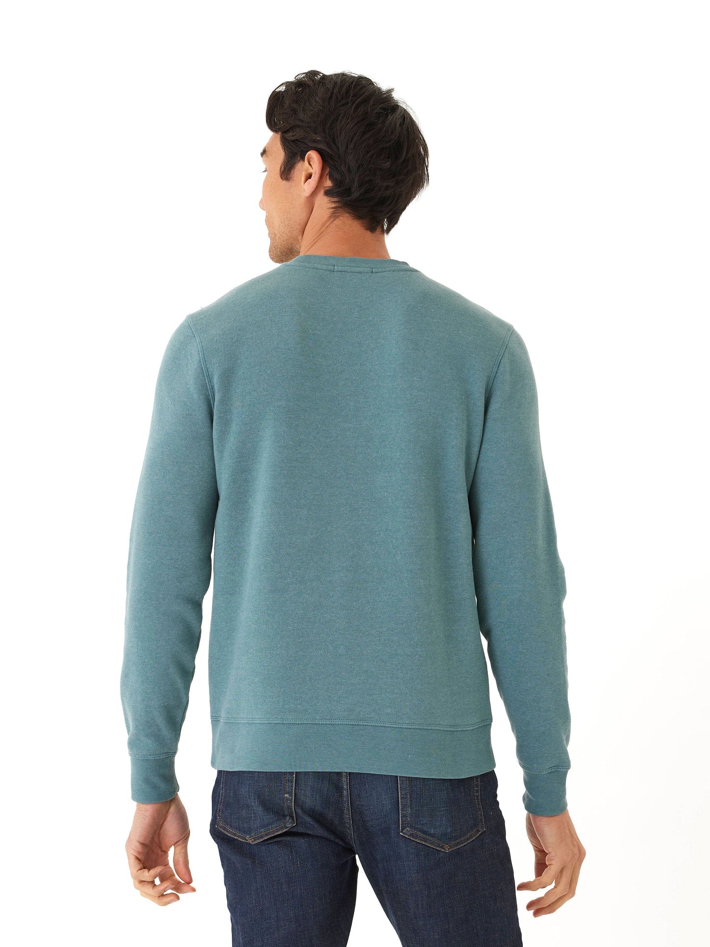 Mineral Wash Graphic Fleece Crew
