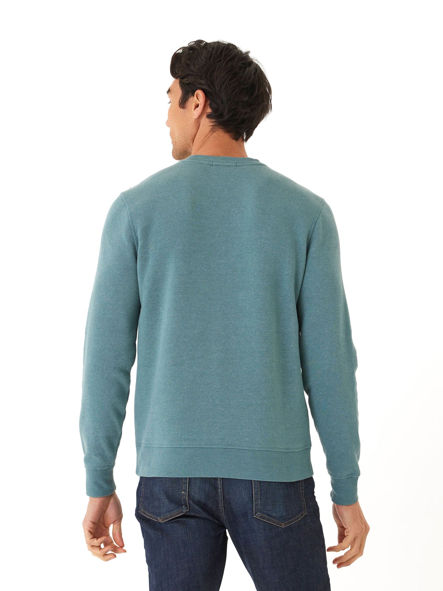 Mineral Wash Graphic Fleece Crew