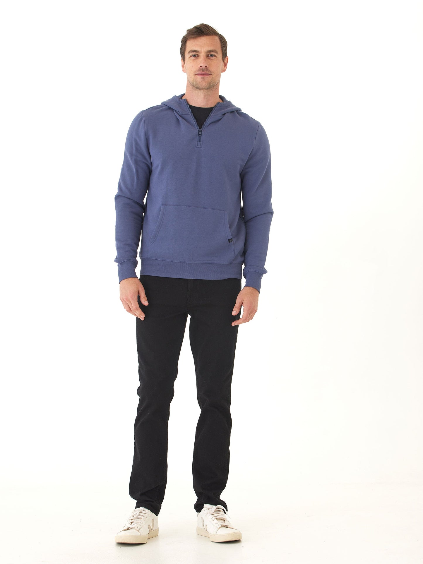 Colton Modal Fleece Half Zip Hoodie