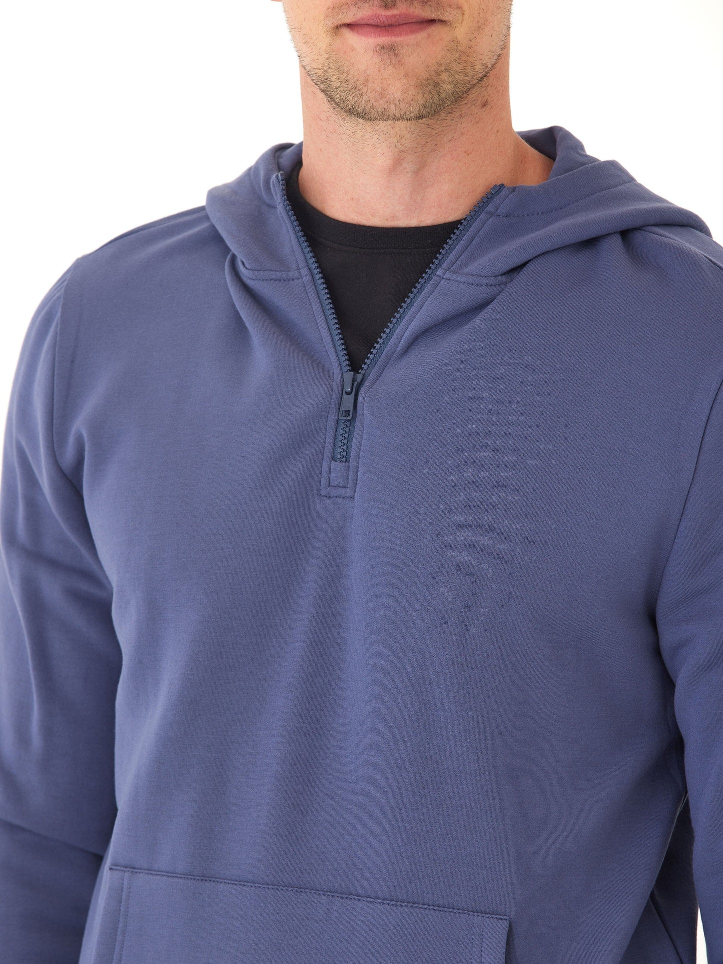 Colton Modal Fleece Half Zip Hoodie