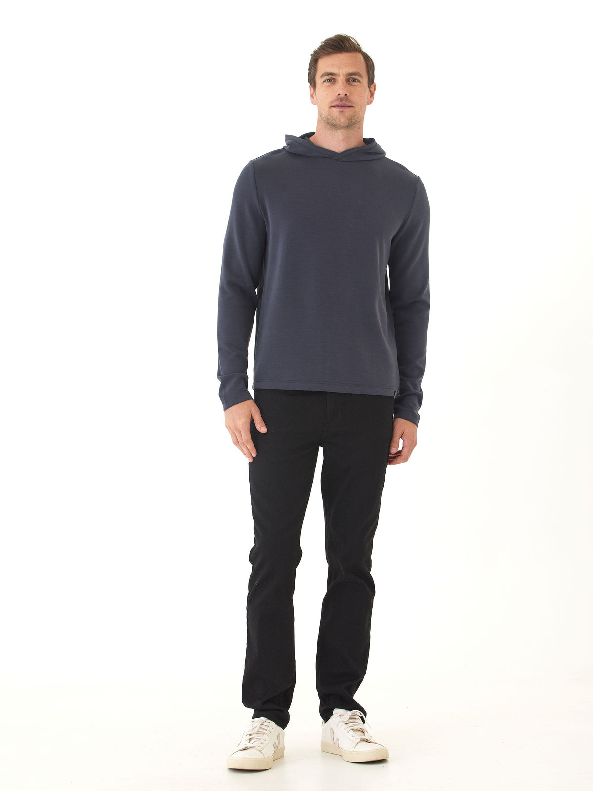 Dex Sueded Modal Pullover Hoodie