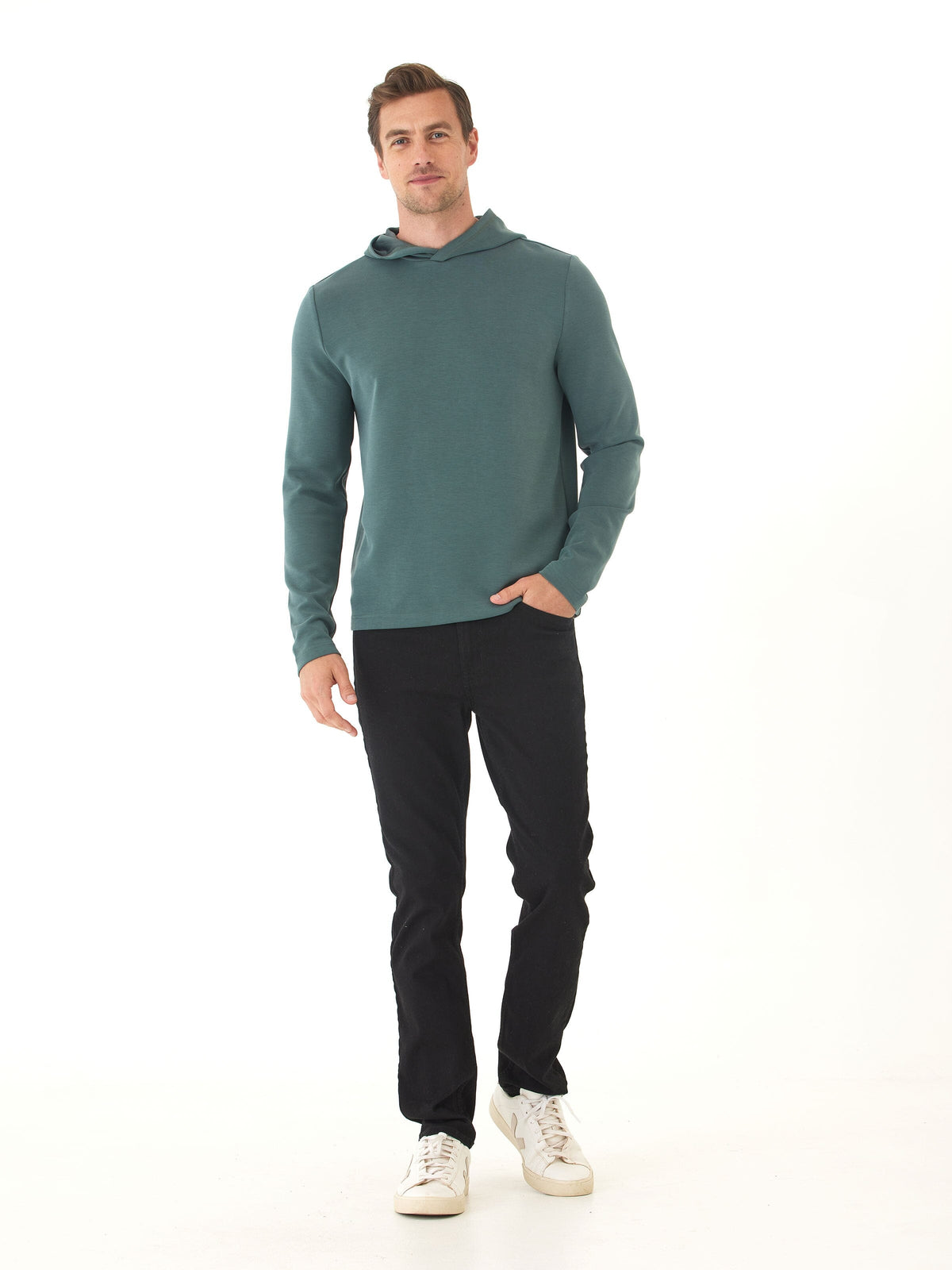 Dex Sueded Modal Pullover Hoodie