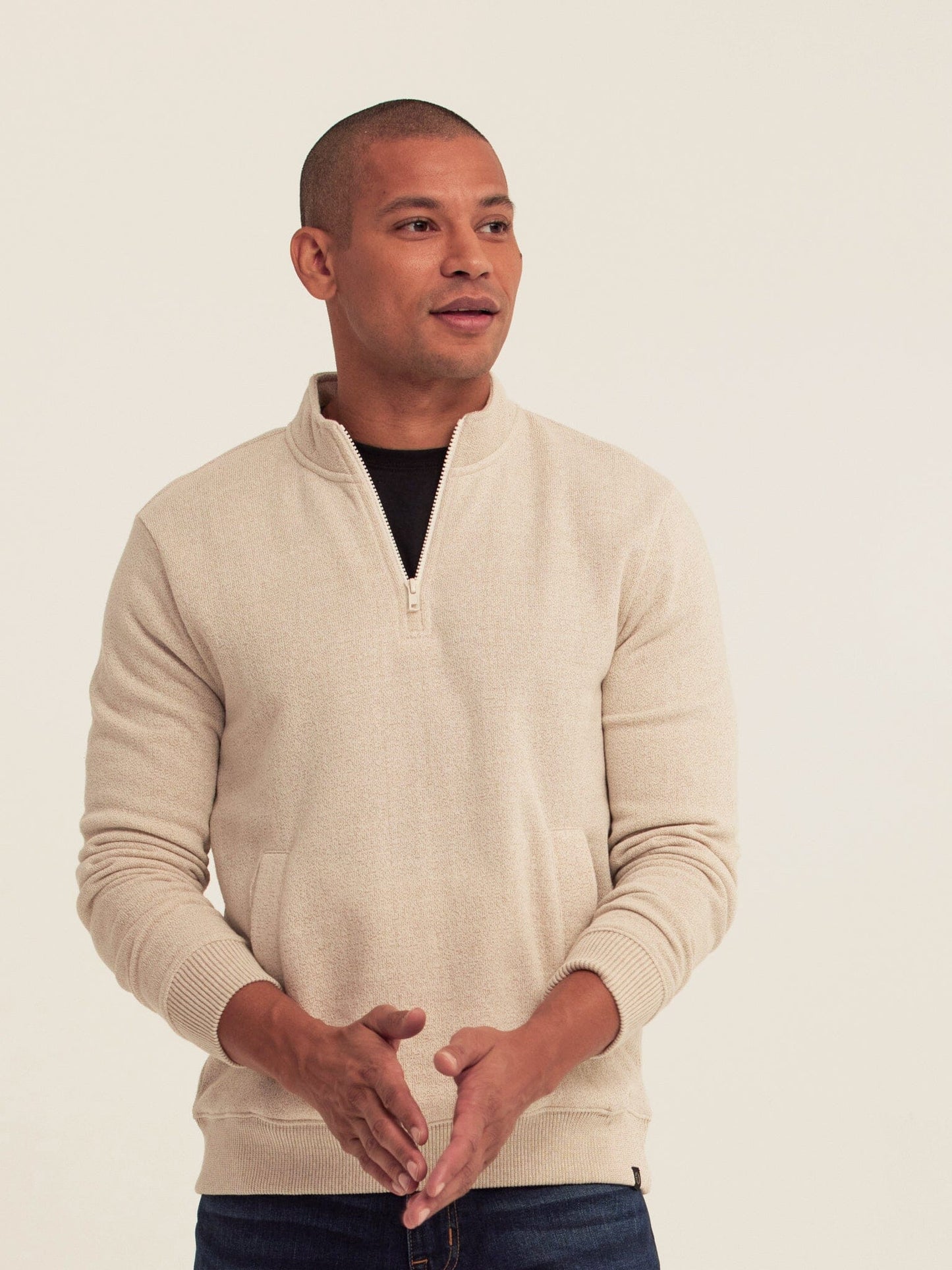 Greg Eco Fleece Quarter Zip Pullover