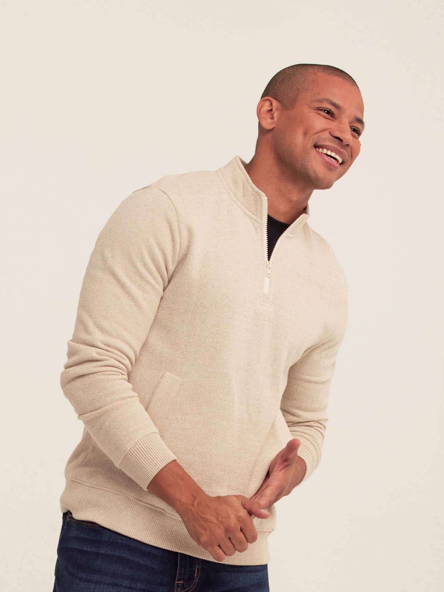 Greg Eco Fleece Quarter Zip Pullover