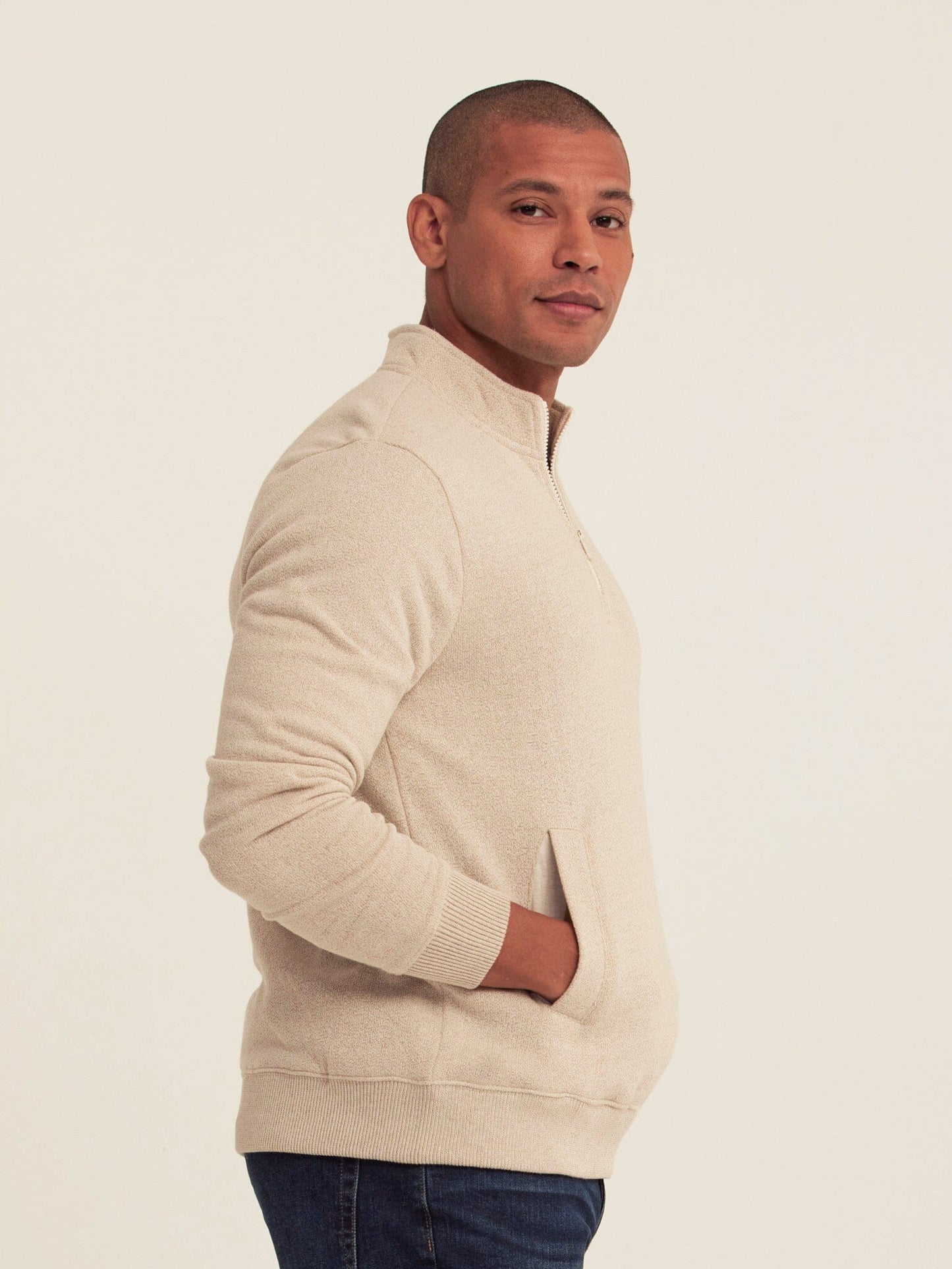 Greg Eco Fleece Quarter Zip Pullover