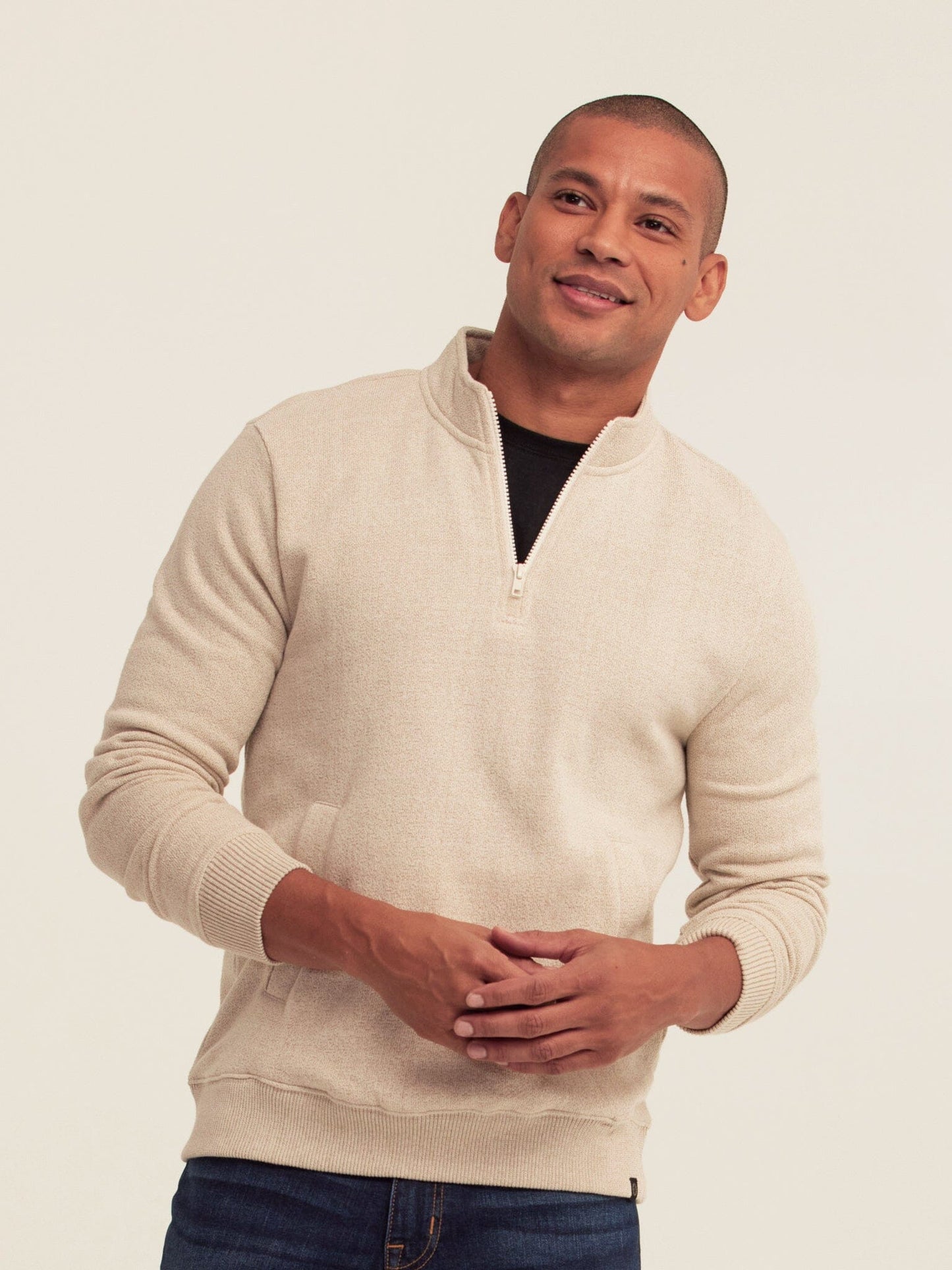 Greg Eco Fleece Quarter Zip Pullover