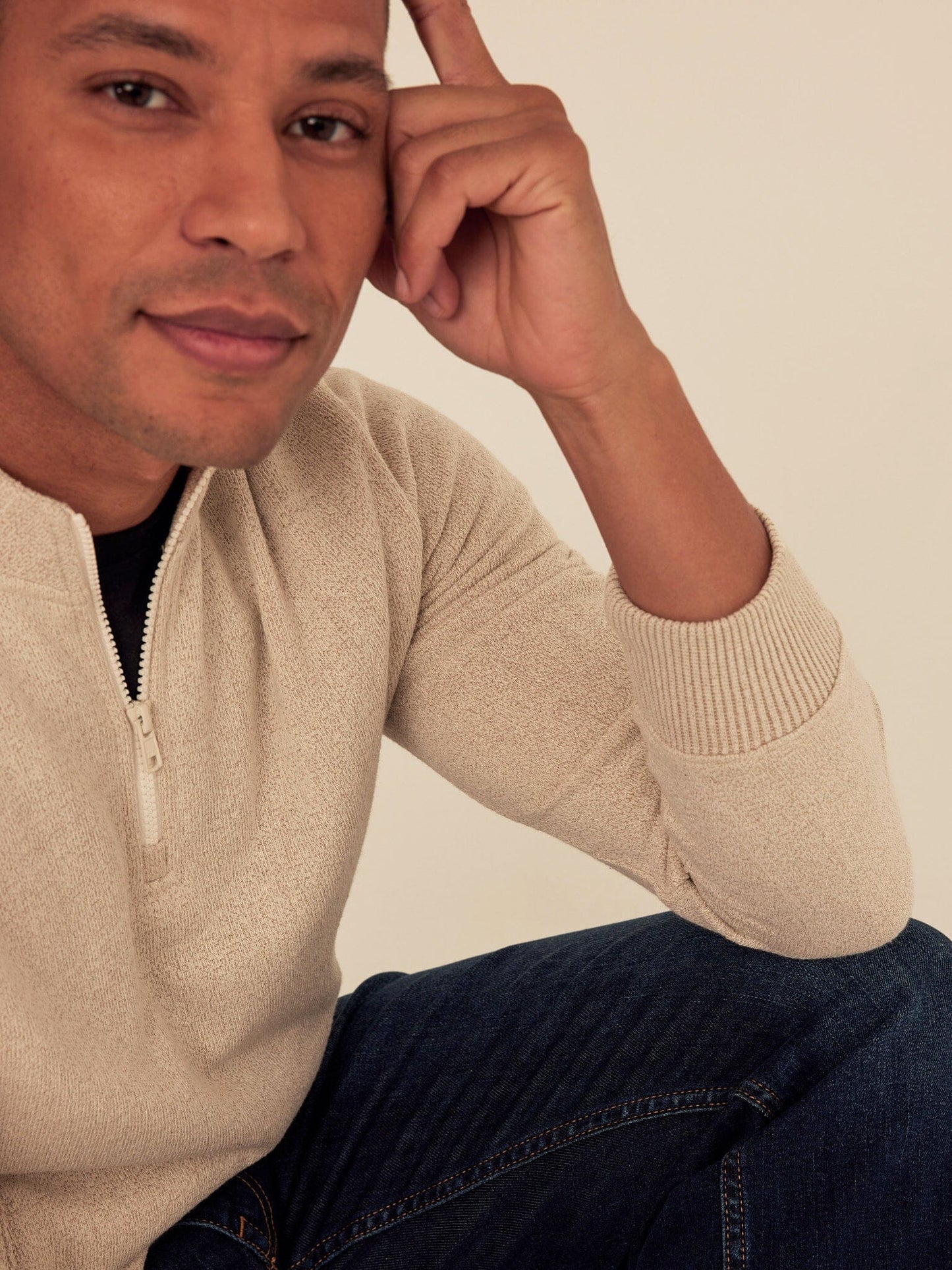 Greg Eco Fleece Quarter Zip Pullover