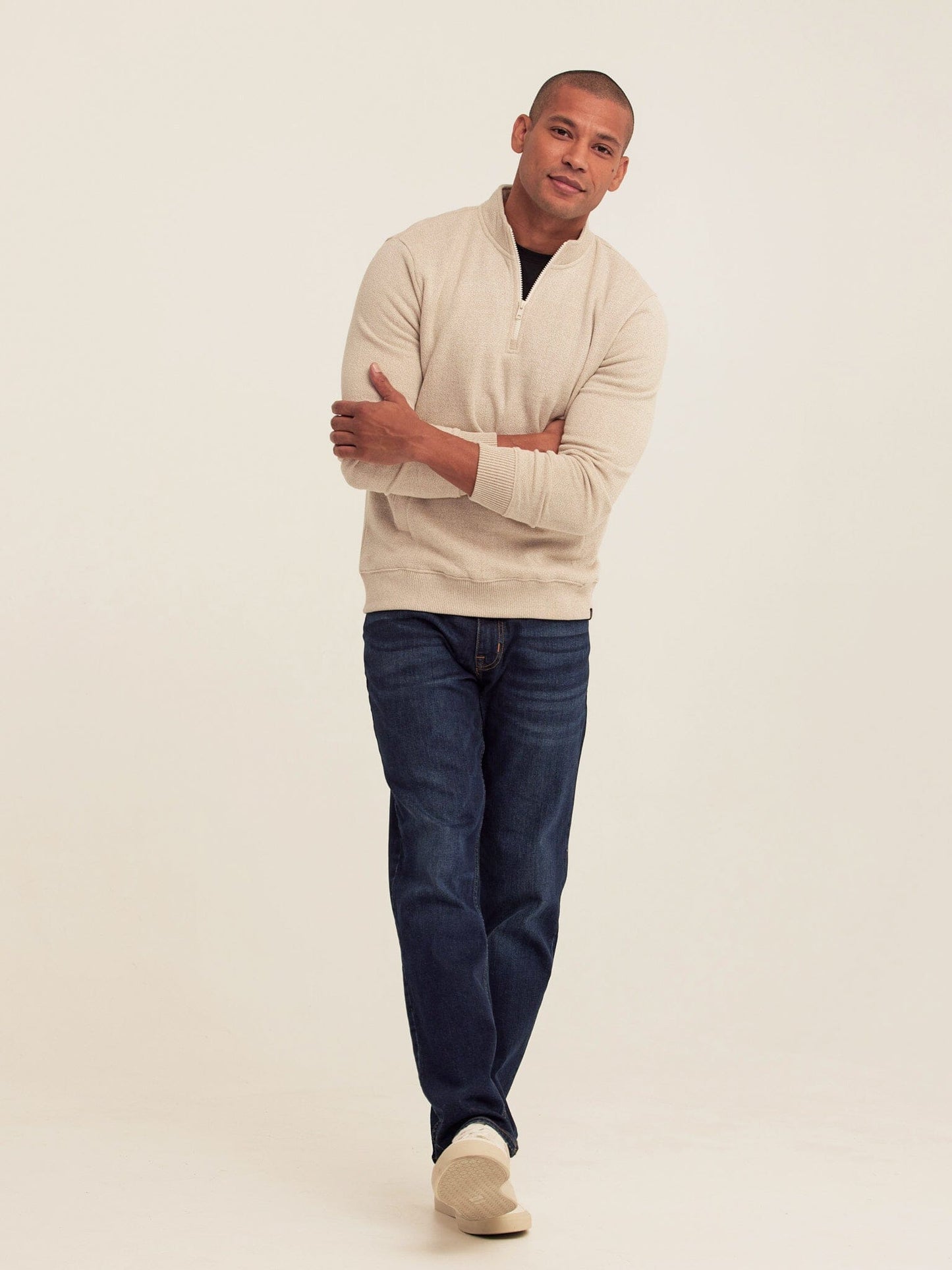 Greg Eco Fleece Quarter Zip Pullover