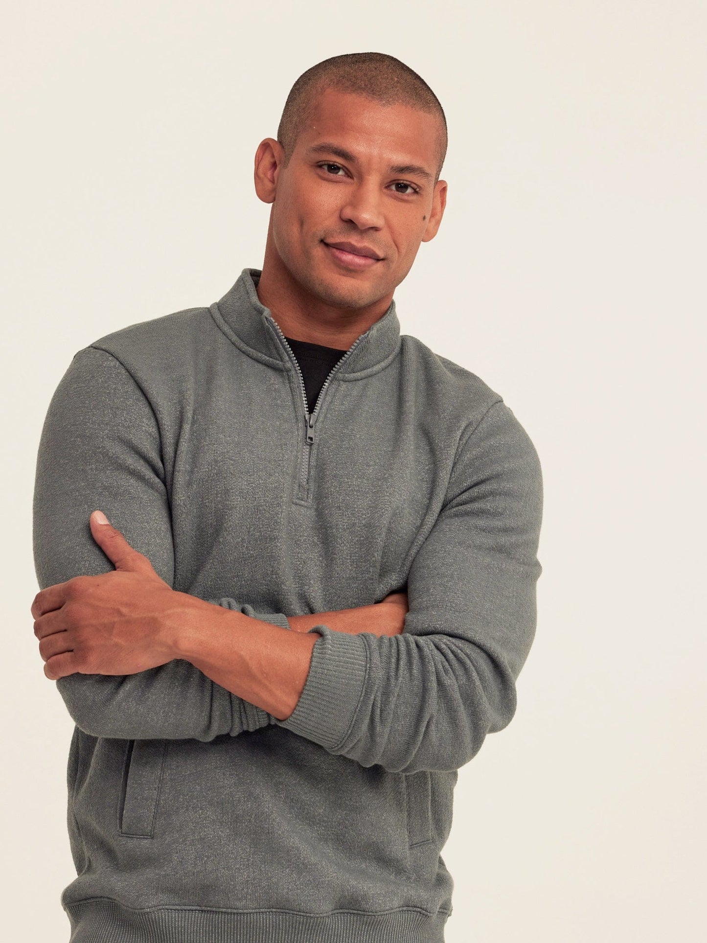 Greg Eco Fleece Quarter Zip Pullover