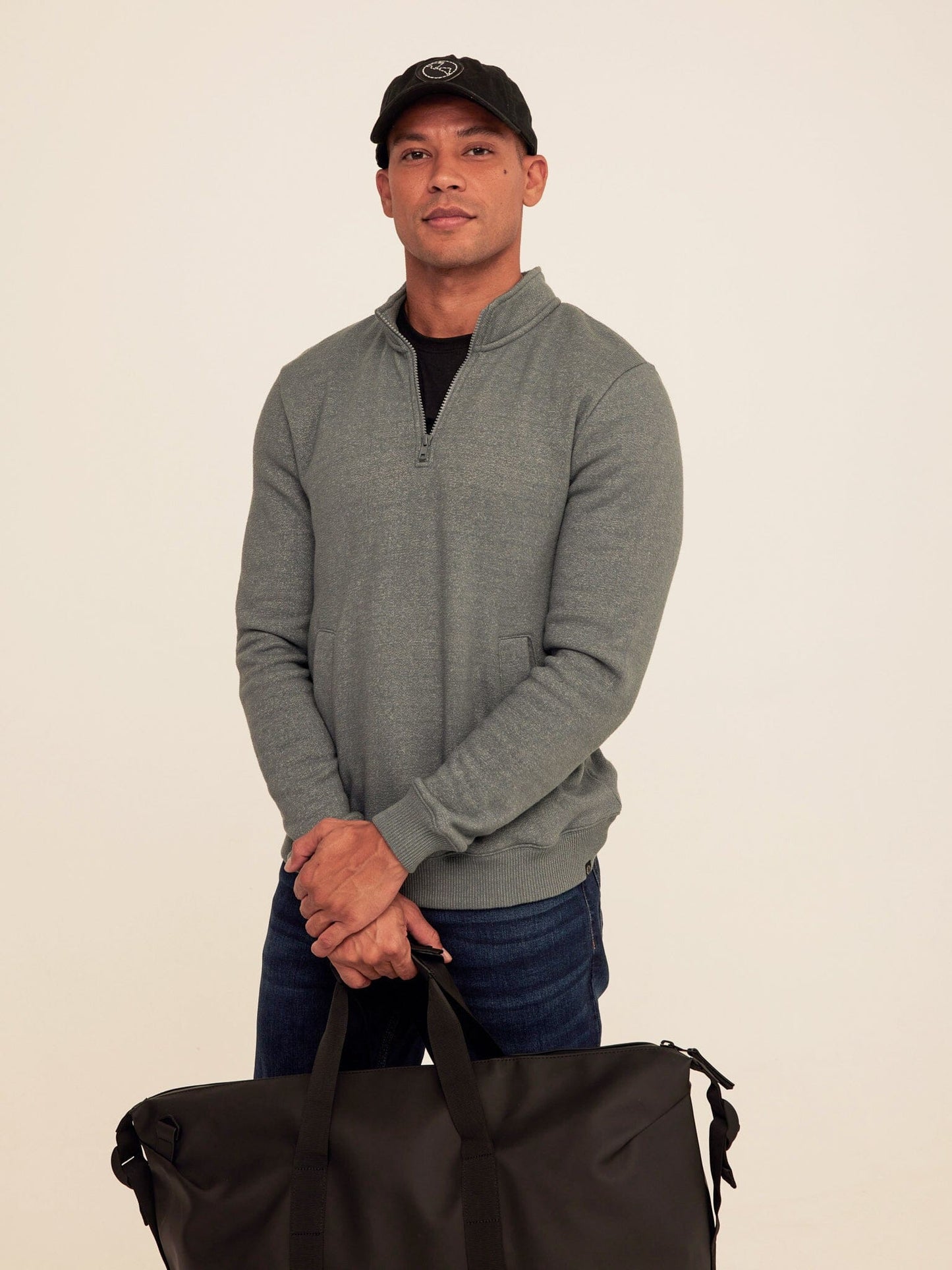 Greg Eco Fleece Quarter Zip Pullover